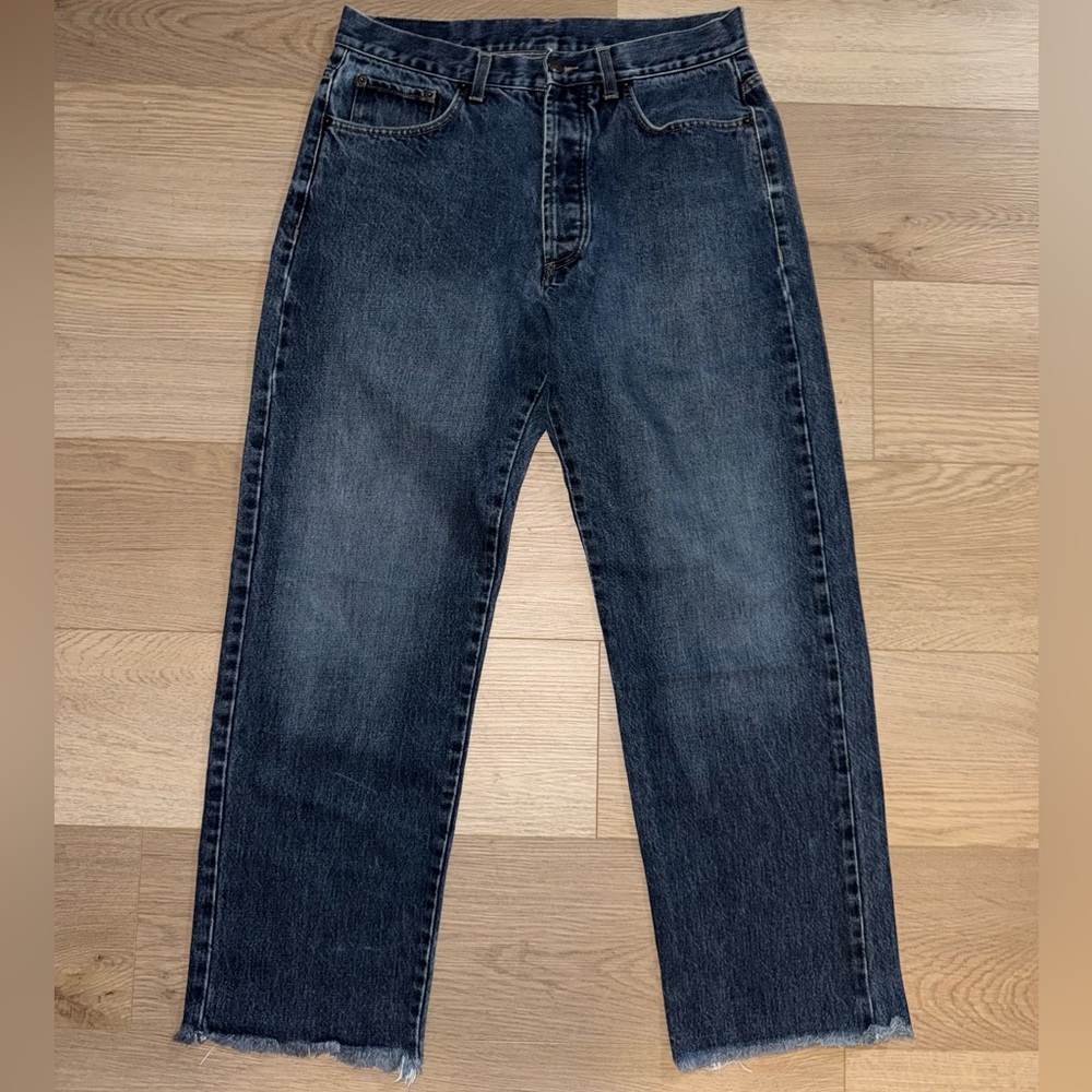 Gucci Tom Ford Loose Straight Blue Jeans 32x30